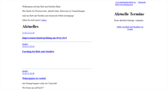 Desktop Screenshot of blog.hiebundstichfest.eu